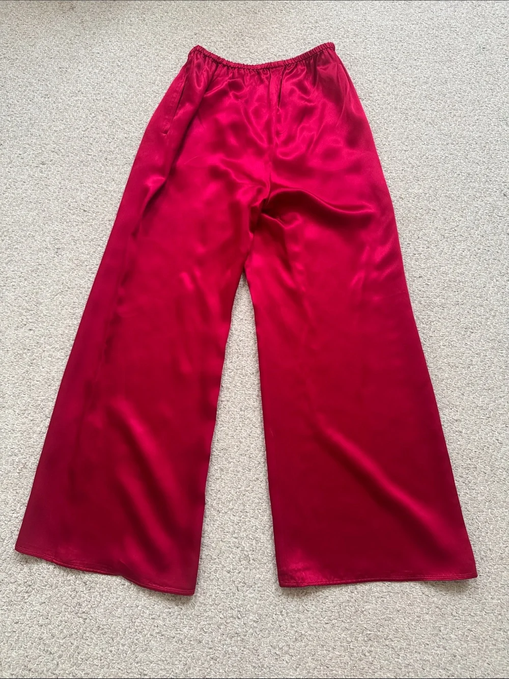 J.Crew Red “Cosmo” Silky Pants - Picture 4 of 4